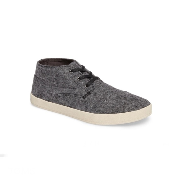 Toms Chukka Grey Hi-tops, Mens 8.5, NWOB - Picture 1 of 7